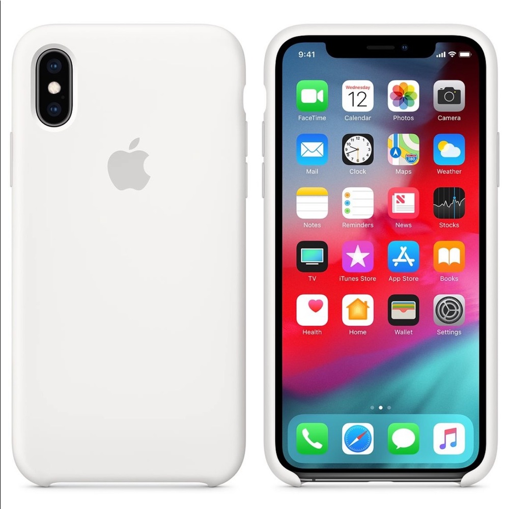 Apple iPhone X (XS) silicone case - White